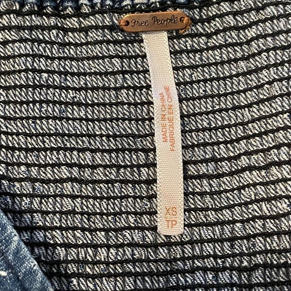 Free People Denim Bustier Dress - Picture 4 of 6